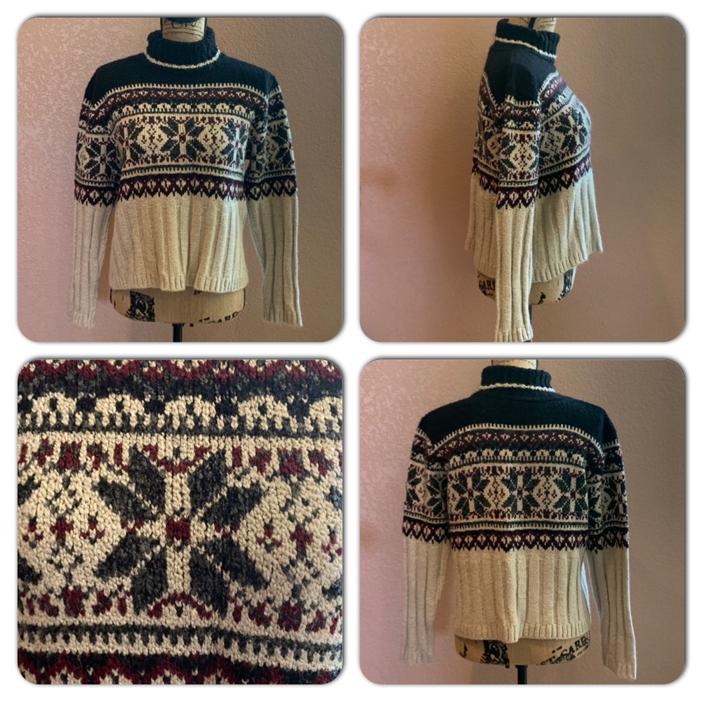 Kathy Ireland 90’s Short Length Sweater